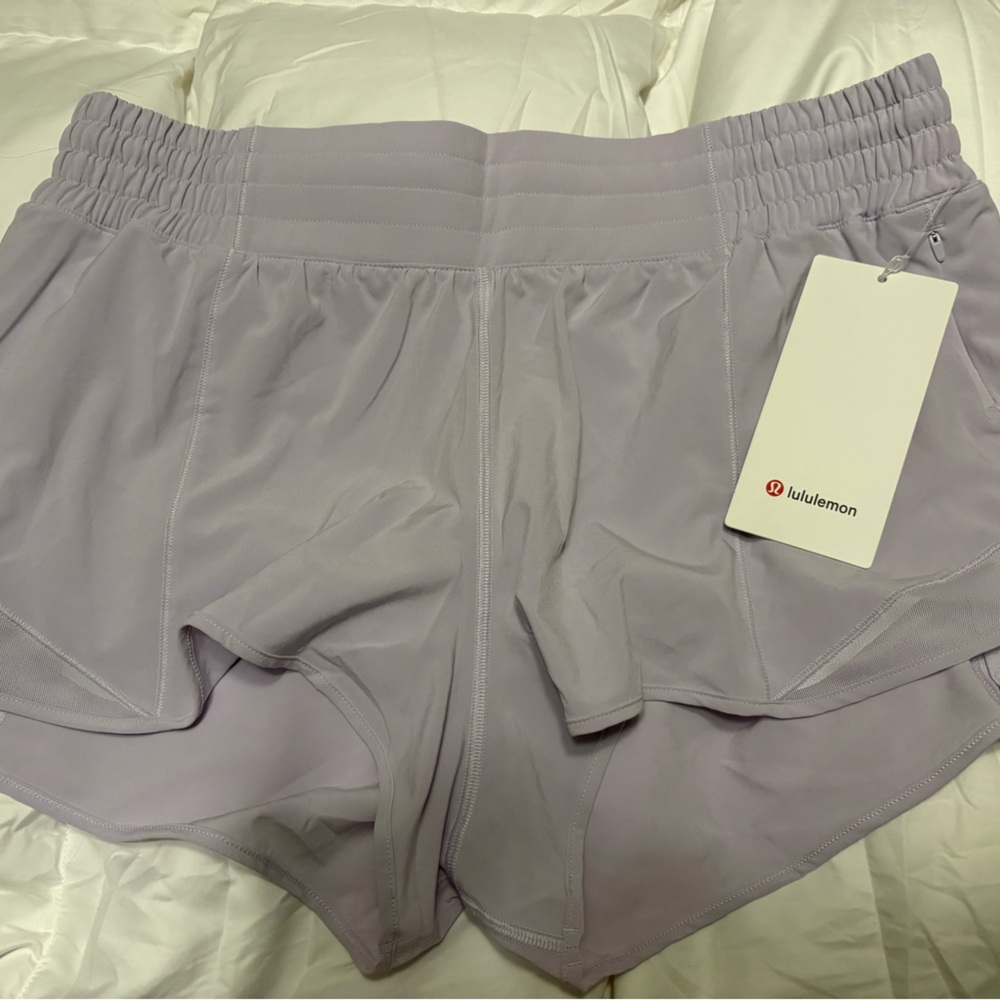 lululemon athletica Women's Light Purple Athletic Shorts